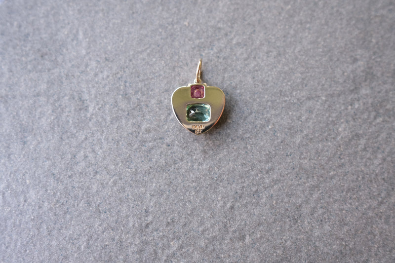 LoveLight with Minty Green Tourmaline and Pink Spinel