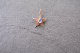 StarLight with pear shaped blue sapphire- Rose Gold